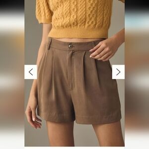 Reformation Mason Trouser Linen Shorts EUC. Timeless 90s Tailored